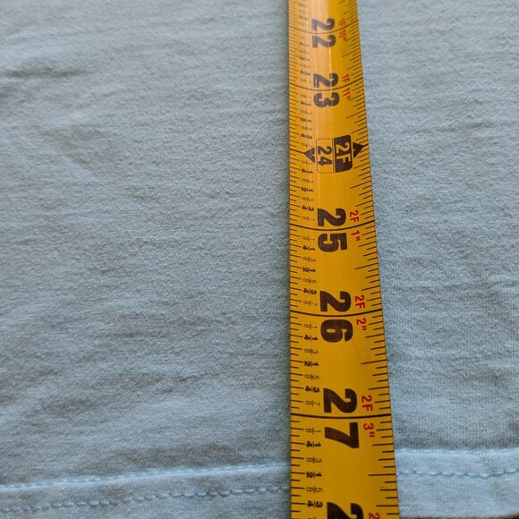 Vintage The Salty Dog Cafe Long Sleeve Shirt Size L Hanes light blue - Picture 5 of 7